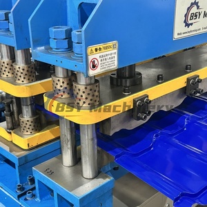 Bsy phổ biến tấm kim loại tráng men ngói cuộn tạo thành máy 1100 với động cơ hộp số mang động cơ bơm cho mái nhà - Product Image 3
