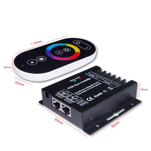 Controller LED Touch DC 12-24V 8A con controllo sincrono per striscia RGB 5050 - Product Image 2