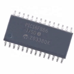 Microcontrolador IC MCU 8BIT 14KB FLASH 28SOIC PIC16F886 1/SO - Product Image 1