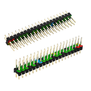 GPIO สีพินเฮดเดอร์ 2*20PIN ทองแดง pin ทองชุบสองแถวตรง pin 2.54 มม. - Product Image 6