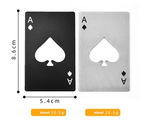 Basit oyun kartı tasarım bira şişe açacağı açık aracı - Product Image 2