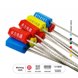 Yüksek güvenlik kurcalamaya dayanıklı tel contalar 1.8mm 1.5mm ayarlanabilir kablo contaları kargo konteyner kablo contaları