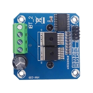Doppio modulo Driver ad alta potenza BTS7960 43A H-bridge/diagnostica corrente per auto intelligente fai da te per Arduino - Product Image 1