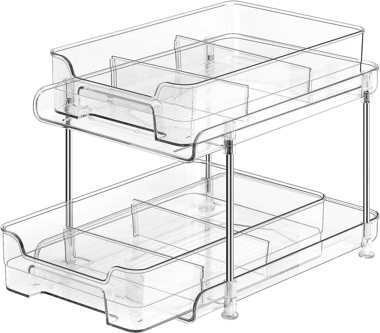 Clair 2 Niveaux avec diviseur 1Pack