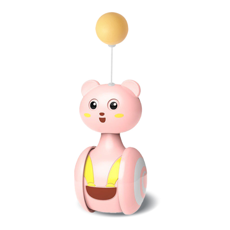 Pink tumbler with ball