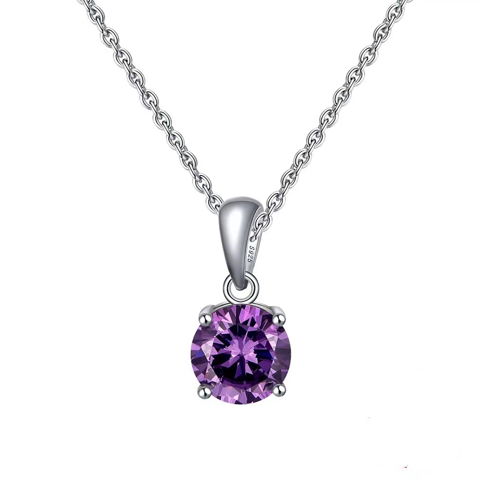 Pendentif simple violet