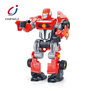 Bloques de construcción de plástico para coche, robot 3 en 1 para crear juegos, deformación combinada con taladro de herramienta eléctrica - Product Image 2