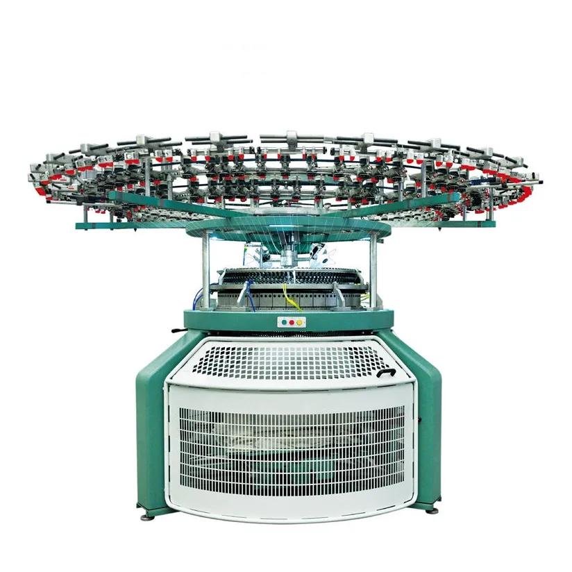 Máquina de tricô circular de fleece, personalizada, alta qualidade, três fios, máquina fabricantes