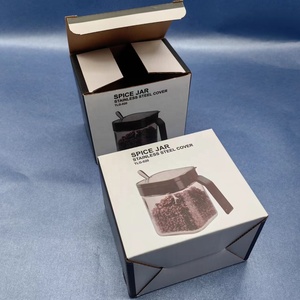 可定制纸板箱金箔消失紫外线涂层香料罐玻璃瓶包装盒 - Product Image 3
