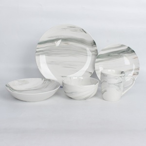 陶瓷餐具套装; 水墨画设计餐具; 热卖12 & 16件套餐具 - Product Image 1