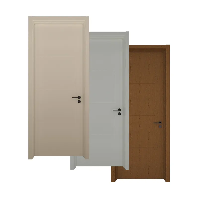 Puertas de entrada de madera de baño de dormitorio moderno diseños modernos de puertas de madera en Pakistán