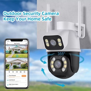 กล้อง CCTV ระบบรักษาความปลอดภัยในเวลากลางคืนกล้องติดตามภายในบ้าน PTZ ซูม36X ไร้สาย8MP - Product Image 3