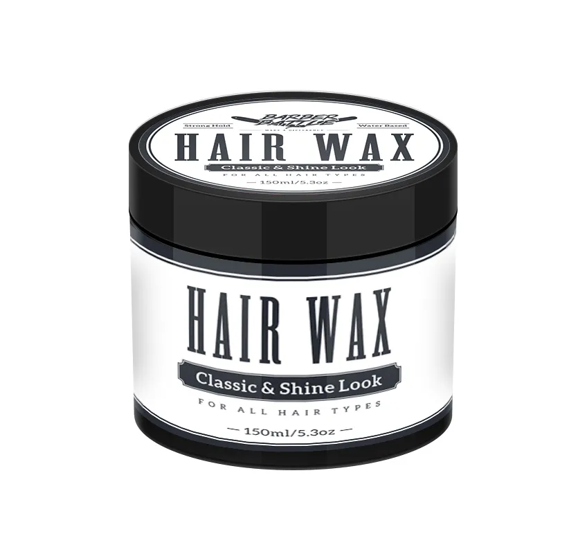 Custom private label aqua water based men hair wax without alcohol