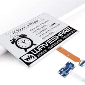 Display a forma di 13.3 pollici E-Ink cappello (K) per Raspberry Pi, interfaccia SPI con ampio angolo di visione a forma di carta - Product Image 1