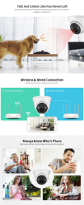 SriHome 3mp POE IP监控迷你圆顶摄像机IP圆顶摄像机-监控-外部系统支持高达128G tf卡 - Product Image 6