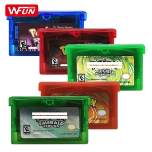 GameBoyゲームボーイアドバンスSPGBA用のPokenomゲームカートリッジカードよく売るノスタルジアエメラルドファイアレッドリーフグリーンルビービデオゲーム - Product Image 1