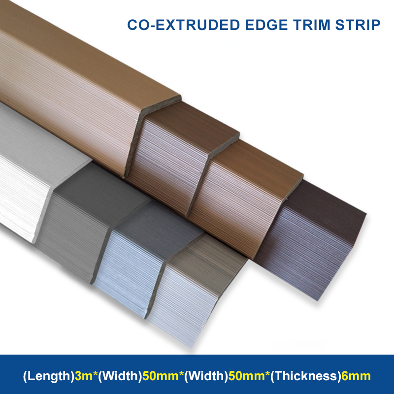 Co-extruded capping strip