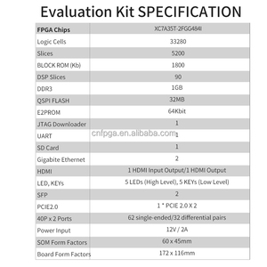 Tablero de entrenamiento FPGA 3 DE Basys, tablero de entrenamiento FPGA Puzhi de Artix 7, tablero FPGA Xilinx, tablero FPGA - Product Image 3
