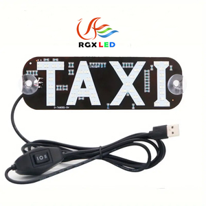Può essere programmato a distanza display digitale LED pannello impermeabile materiale anti-corrosione per la parte superiore o interno del veicolo - Product Image 6