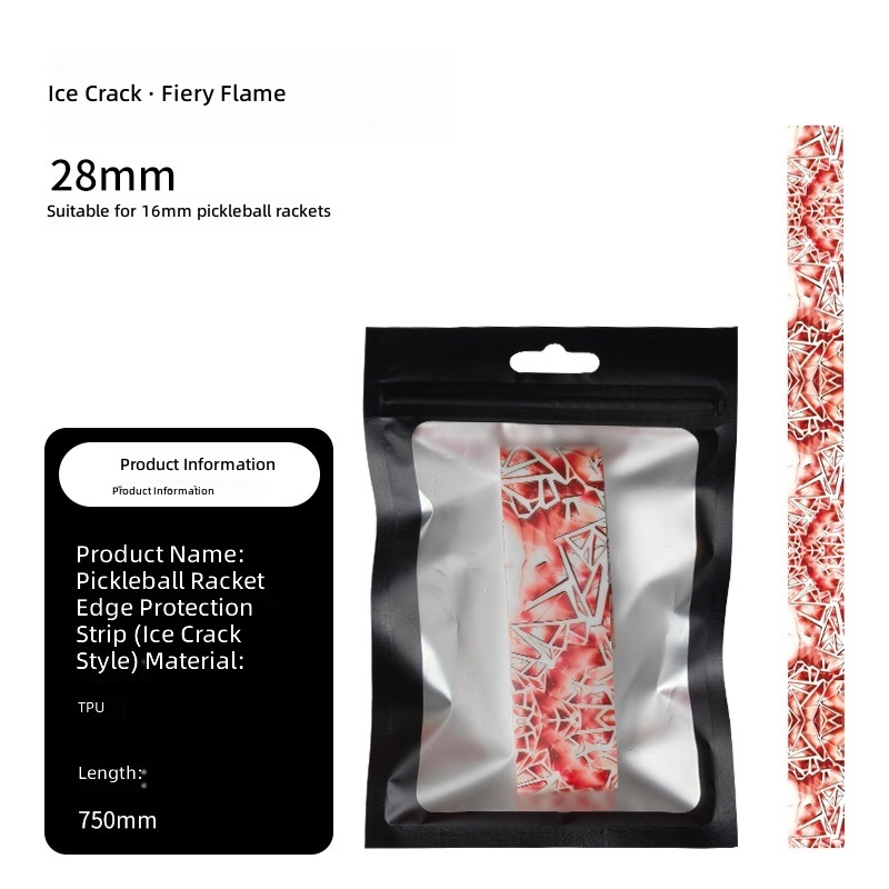 Red Ice crack-blazing flame