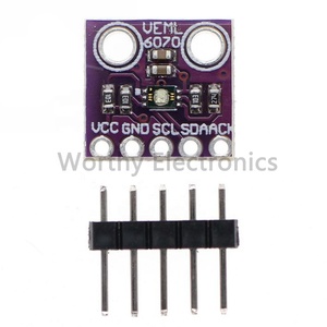 Sensor de luz UV VEML6070 UVA 355nm, longitud de onda, interfaz I2C, módulo electrónico de la serie GY - Product Image 2