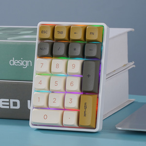 Three-mode Wireless Mechanical <strong>Numeric</strong> <strong>Keyboard</strong> 21-key <strong>Numeric</strong> Keypad USB Computer Accounting Digital Area Small <strong>Keyboard</strong>