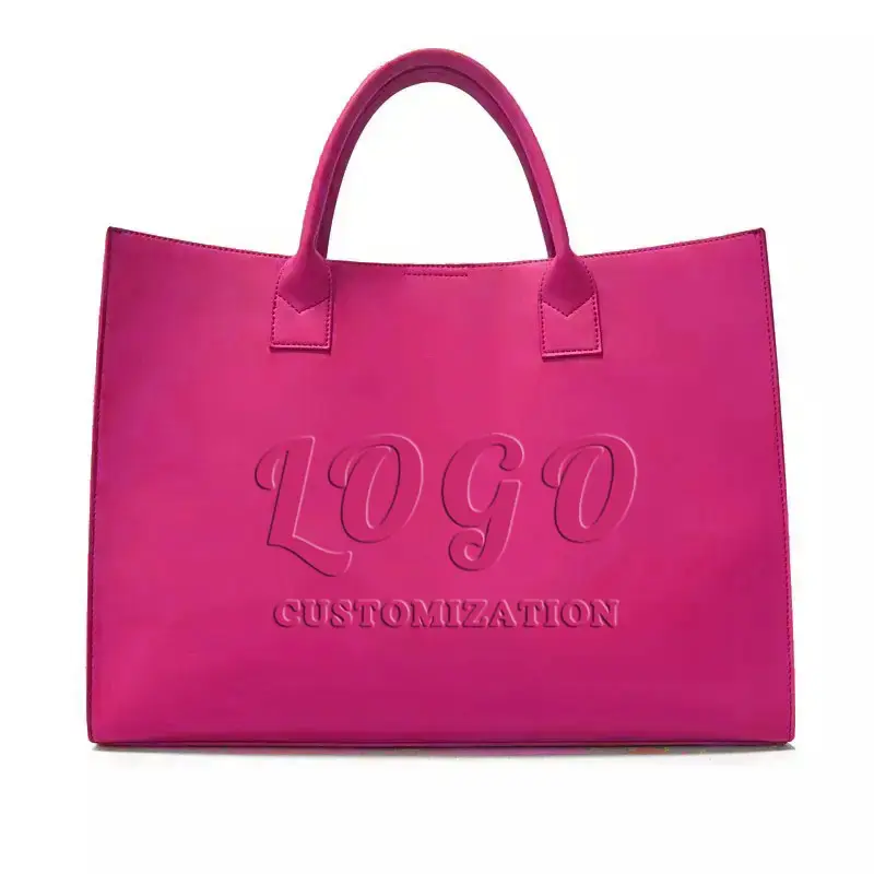 Custom Large Capacity Ladies Shoulder Purse Designer Shopping Hand Bags Pu Leather Crossbody Tote Handbags For Women