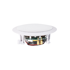 <strong>V</strong> High-Performance 2-Way Ceiling Speaker with Colorful Poly Woofer HiFi Sound for Home Theater &amp; Background <strong>Music</strong> - Product Image 5