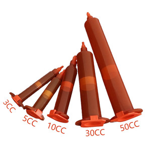 US stile Ambler 3CC/5CC/10CC/30CC/50CC a cilindro epossidico cartuccia di plastica ago contenitore di erogazione canna siringa - Product Image 2