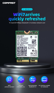 COMFAST WiFi7 Tri-banda 8774Mbps Tarjeta Ethernet BT5.4 Módulo de tarjeta de red PCIE para escritorio - Product Image 2