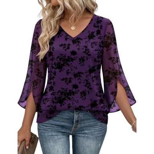 Fleurs violettes