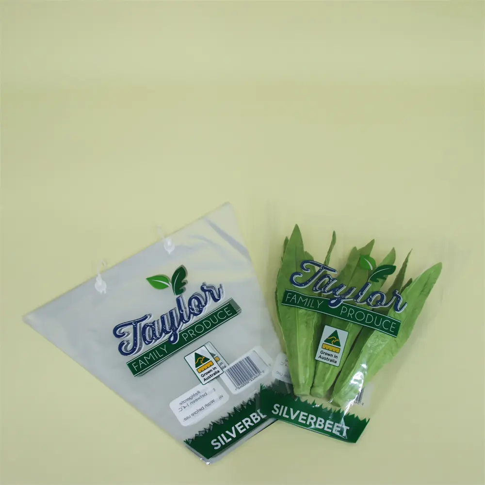 Kantong plastik kemasan sayuran CPP, kantong plastik kemasan sayuran segar bening untuk kemasan sayuran