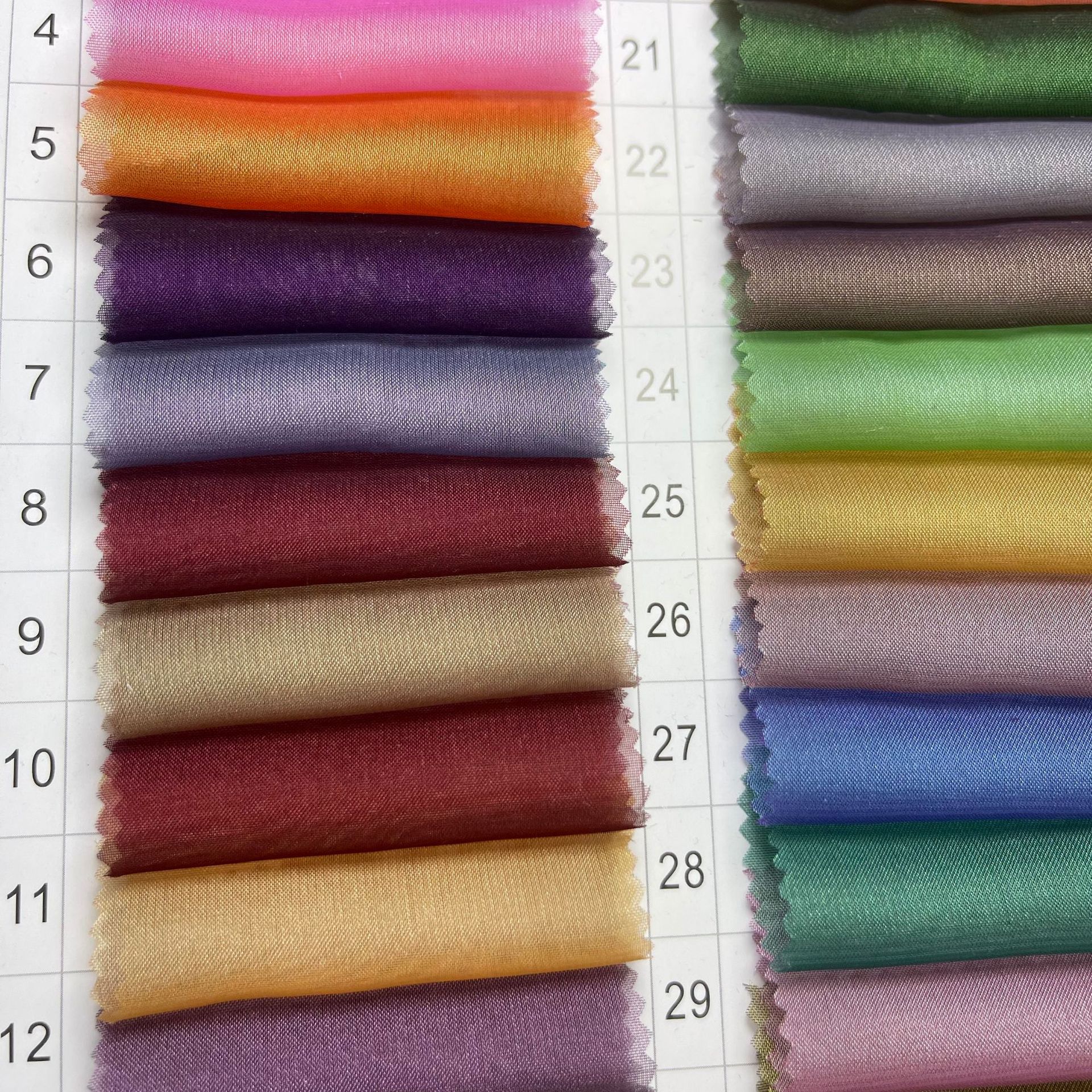 Tableau des couleurs 2