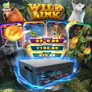 آلة ألعاب تعمل بالعملات المعدنية مع شاشة لمس منحنية 43 بوصة مخصصة من المصنع، مجموعة ألعاب وايلد لينك - Product Image 1