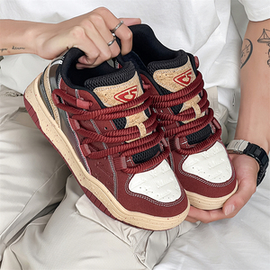 Logo Custom New Skateboarding Sneaker Woman New Genuine Leather Alexandr High Platform Fashion Men's Casual Shoes