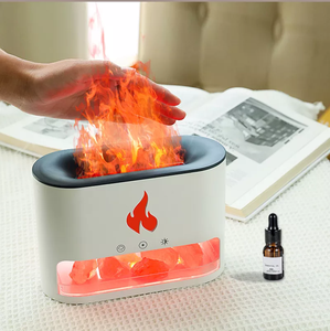 Popular Aroma Diffuser air Humidifier Ultrasonic Cold Fog Machine Fog Device LED Flame Diffuser <strong>Perfume</strong> for Home - Product Image 3