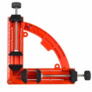 固定工具の測定を容易にするための内側と外側のスケールを備えたオレンジブラックのマルチアングルムービングライトアングルクリップ - Product Image 6