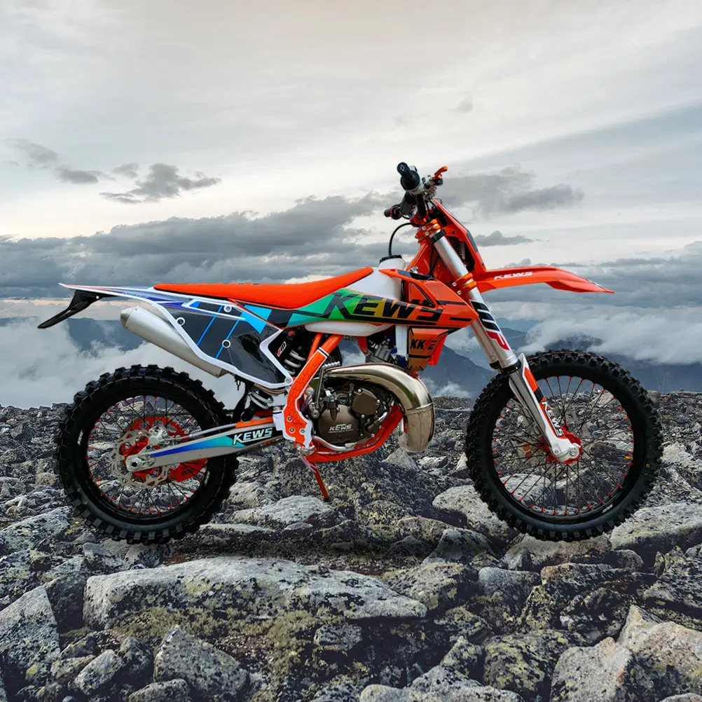 KEWS 250 Moto Motocross Enduro 2 Stroke 250cc Dirt Bike 250cc Off-road Motorcycles