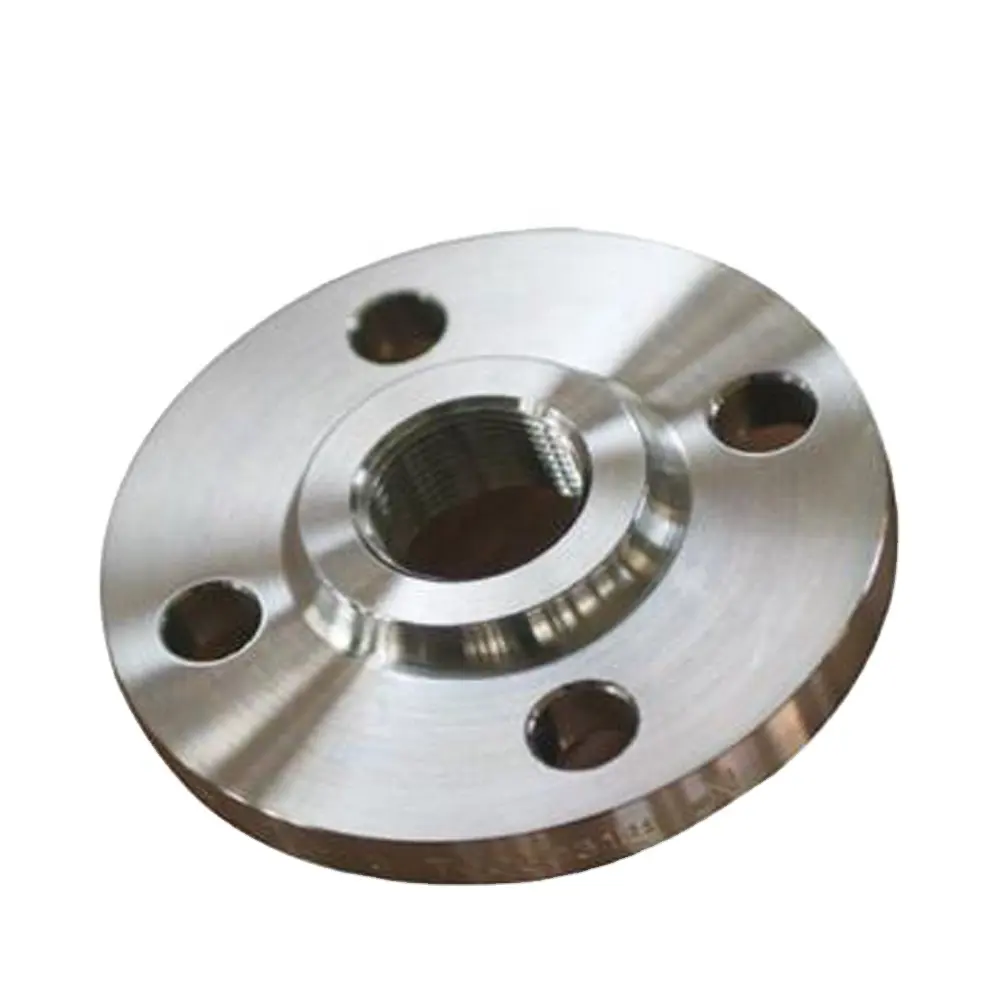 Aço carbono ASTM A105 EN1092 Galvanizado Pipe Thread Flange Plana