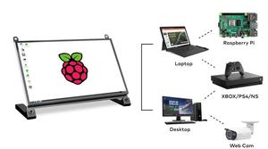 10,1-Zoll-HD-MI Display für Raspberry Pi, Touchscreen mit 1024x600 Auflösung, perfekt für DIY-Projekte und Running Raspbian OS - Product Image 6