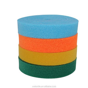 Venta caliente tamaño personalizado multicolor multifunción gestión de cables Uso de jardinería ajustable espalda con espalda gancho y cinta de bucle - Product Image 1