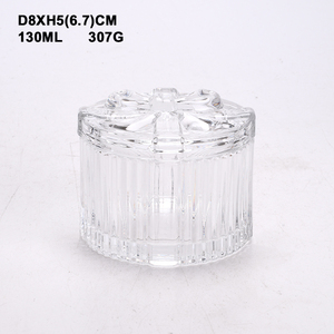 Lọ kẹo thủy tinh hình trái tim trong suốt có nắp để trưng bày các món ngọt trong nhà bếp để làm quà tặng thực phẩm - Product Image 6