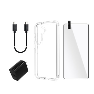 Phụ kiện điện thoại tùy chỉnh cho Samsung <span class=keywords><strong>Galaxy</strong></span> S25 bao gồm bảo vệ màn hình bao gồm bộ sạc tường & Bộ Sạc willess - Product Image 3
