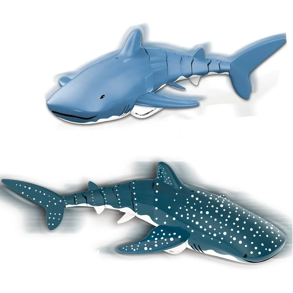 2.4GHz RC su geçirmez yüzme hayvanlar balina oyuncaklar uzaktan kumanda köpekbalığı