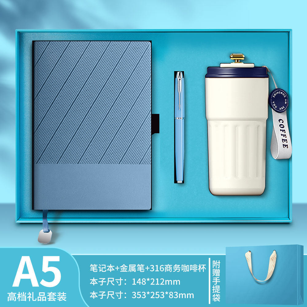 Juego de termo Haze blue-notebook 316