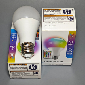 Akıllı Led ışık ücretsiz örnek özelleştirilmiş E27 B22 taban uzaktan kumanda Rgb karartma 9 Watt Led akıllı ampul - Product Image 6