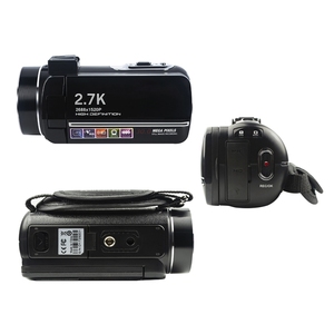 トップセラーDV-06 2.7K 48 MP IPSタッチスクリーンカメラリバーシブルLEDライトHDデジタルビデオカメラリモコン付き