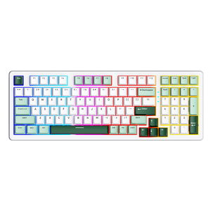 Sorex SK98W Teclado mecánico RGB inalámbrico de tres modos personalizado Material PBT Universal para juegos de computadora portátil Nuevo - Product Image 1