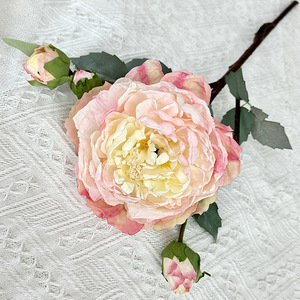 4頭の人工牡丹の花新製品国境を越えた花嫁の結婚式の写真パンチイン小道具造花 - Product Image 6