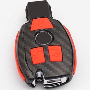 Karbon FIBER ABS akıllı anahtarsız uzaktan anahtar kutu Fob konut koruyucu kapak için C E S M CLS CLK ces GL Class Mercedes Benz için - Product Image 3